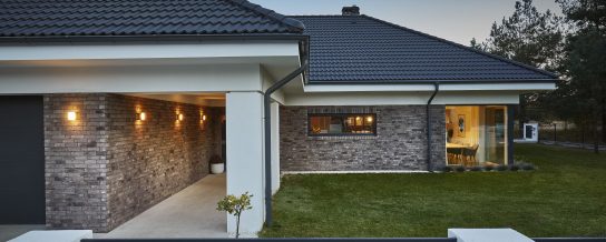 Single family house in Charzykowy Poland made with Frontera Terca brick