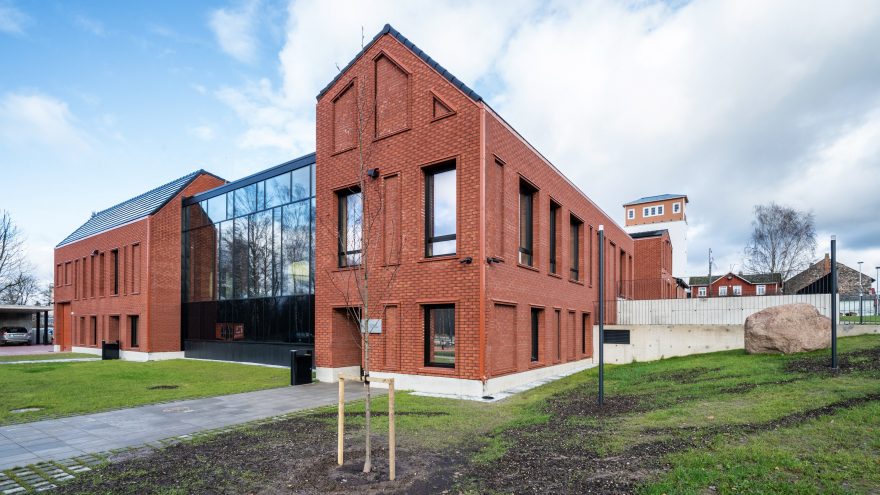 Health club of Suure-Jaani, Estonia. Used materials: Terca Nordic Line Stockholm clinker bricks in FAT65 format from Aseri plant. Photographer: Kristian Lust.