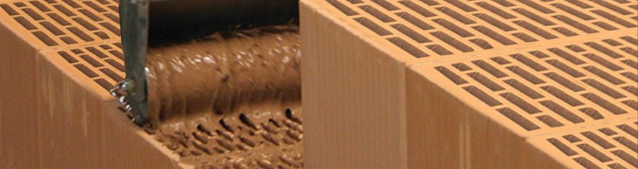 porotherm mortar in use